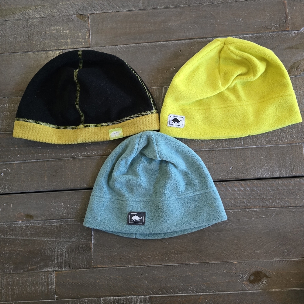 Turtle Fur Fleece Beanie Cap Hat Bundle 3 Beanies